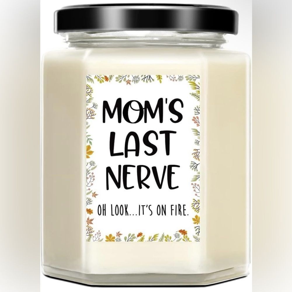 🤯5/$25🤯 Funny Unique Gift For Mom Candle Mom’s Last Nerve